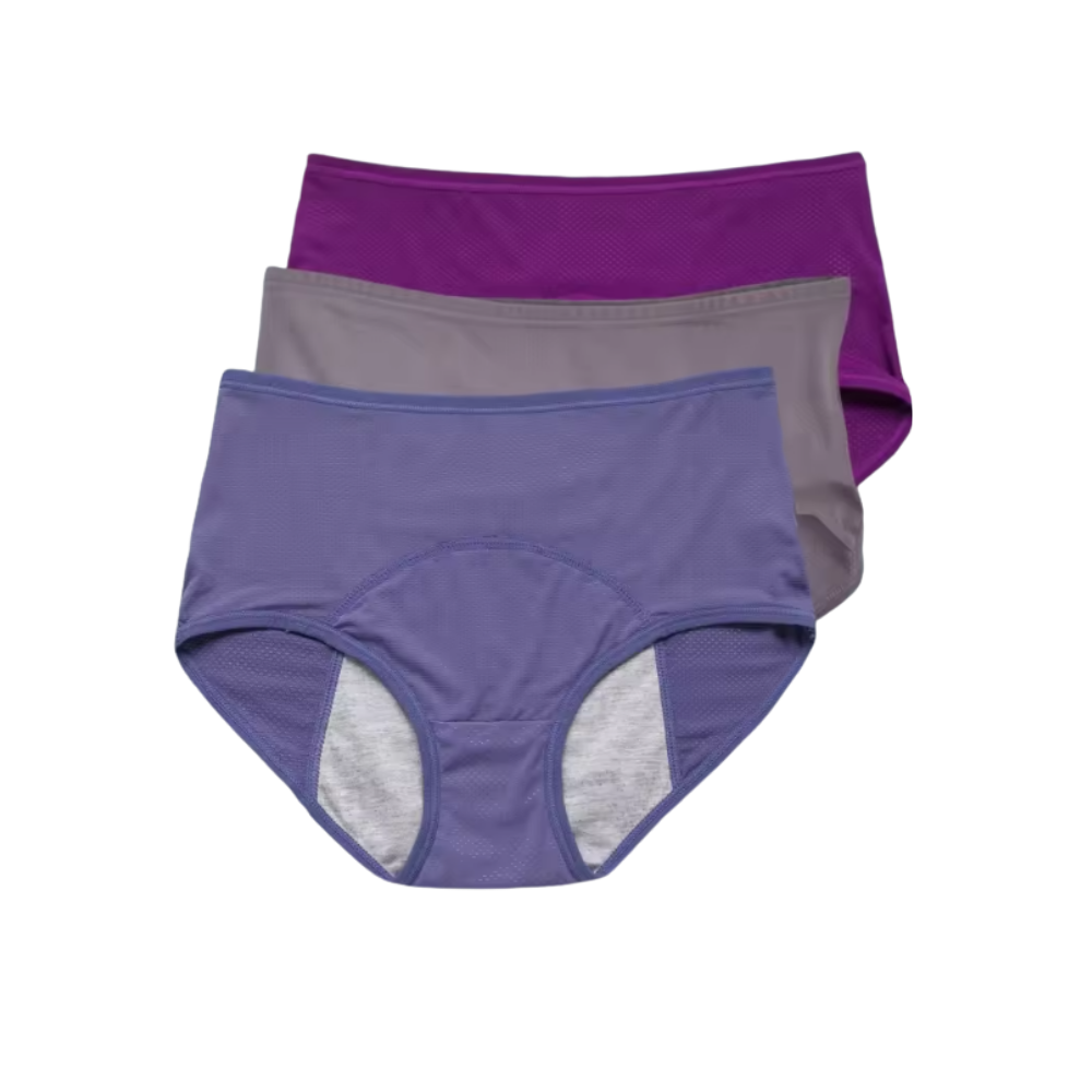 Culotte haute de incontinence feminina da marca Twifer, modelo preto para controle de incontinência urinária.