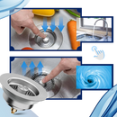 Crepine d'évier multifonction en acier inoxydável Twinkseal, pièce de plomberie pour drain et évacuation de l'eau.
