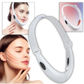 Massageador facial em forma de V da U-Kiss, ideal para massagem e relaxamento facial, com design ergonômico e confortável.