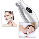 Massajador facial em forma de V da U-Kiss para massagem e relaxamento da pele do rosto.