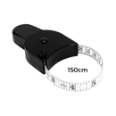 Mètre ruban automatique telescópico da Uezeth, ferramenta de medição com auto-serrage, na cor preta, para uso profissional.