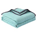 Cobertor relaxante e refrescante da Dadatutu, em tom verde, ideal para conforto e sono tranquilo na cama.