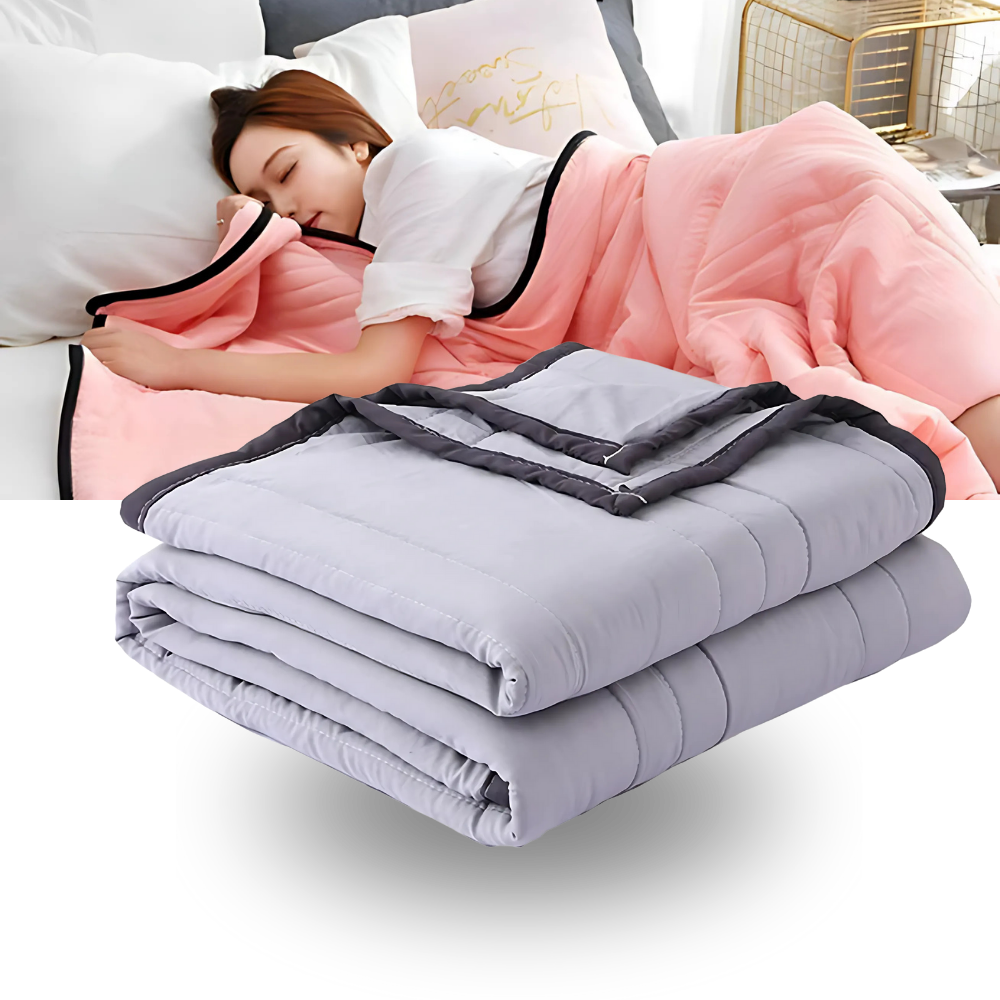 Manta refrescante e relaxante da marca Dadatutu, ideal para conforto e tranquilidade na sua rotina de sono.