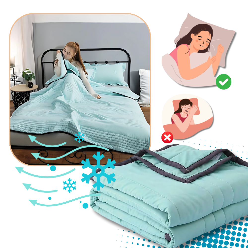 Manta de dormir Dadatutu, roupa de cama refrescante e relaxante para noites tranquilas e conforto térmico.
