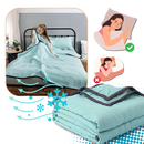 Manta de dormir Dadatutu, roupa de cama refrescante e relaxante para noites tranquilas e conforto térmico.