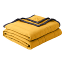 Cobertor relaxante e refrescante da Dadatutu, em tom amarelo, ideal para conforto e sono tranquilo na cama.
