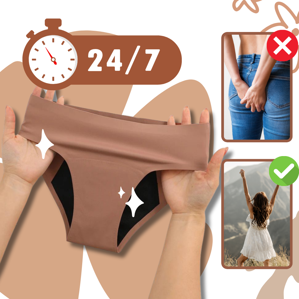 Culote menstruelle ultra-absorbente da Hardlegix, roupa íntima feminina para uso diário, com alta capacidade de absorção.