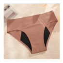 Calça culote menstrual ultrabarreira da Hardlegix de cor caramelo, roupa íntima feminina absorvente e confortável.