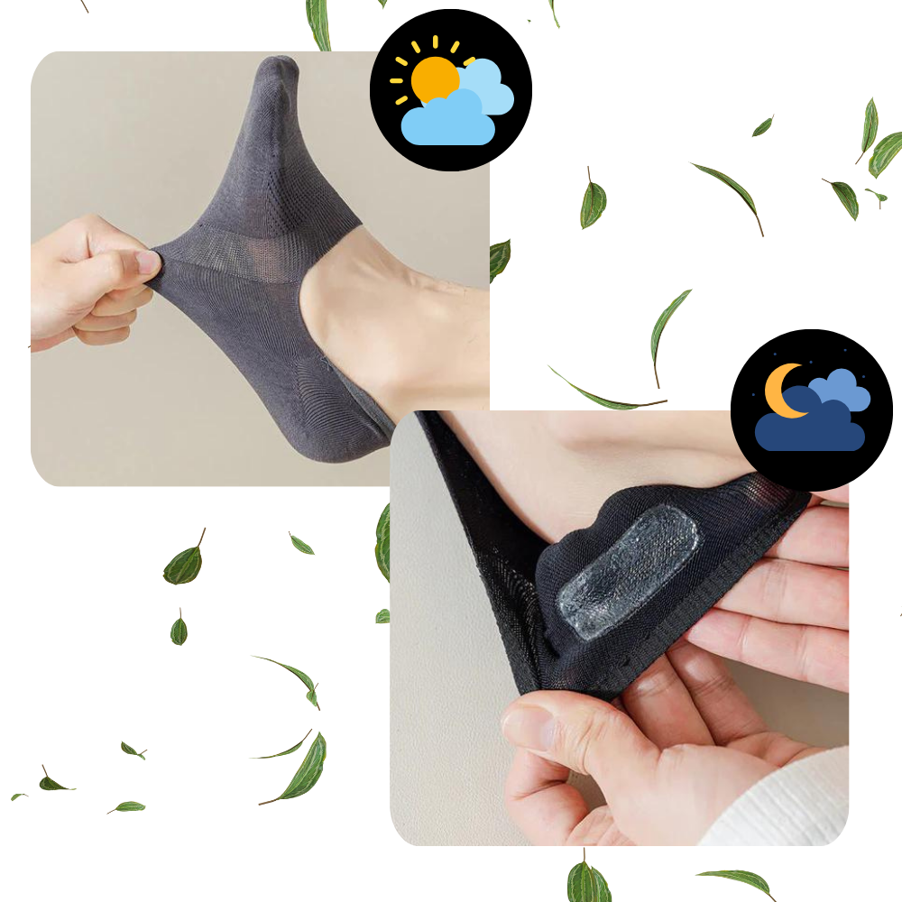 Meias invisíveis ultra-confortáveis para homens da Eastjing, ideais para uso diário e conforto durante todo o dia.