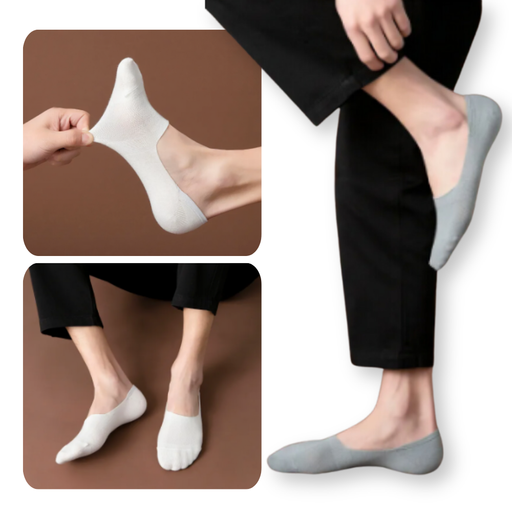 Meias invisíveis ultraconfortáveis para homem da Eastjing, com design sem costuras e sensação suave para uso diário