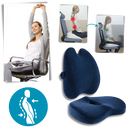 Almofada de espuma viscoelástica ultra-confortável da Bookishbunny para assento, suporte ergonômico para cadeiras.