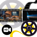 Vidéoprojector portátil Elite 4K Ultra HD com tela mágica de alta qualidade, exibindo imagens nítidas e detalhadas.