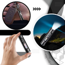 Lâmpada magnética mini portátil da Gisneze para camping e trilhas, iluminador compacto e fácil de usar em atividades ao ar livre.