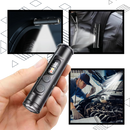 Lâmpada magnética portátil da Gisneze para camping e caminhada, luz ultrafina e mãos livres, ideal para aventuras ao ar livre