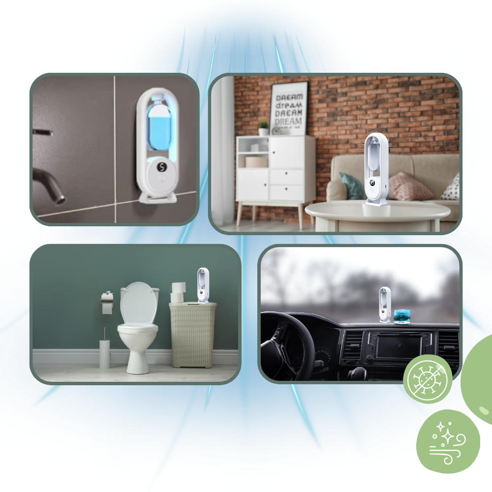 Difusor de aromas ultrassônico Viwoeim para ambientes internos, com design compacto e funcional para aromatizar espaços.