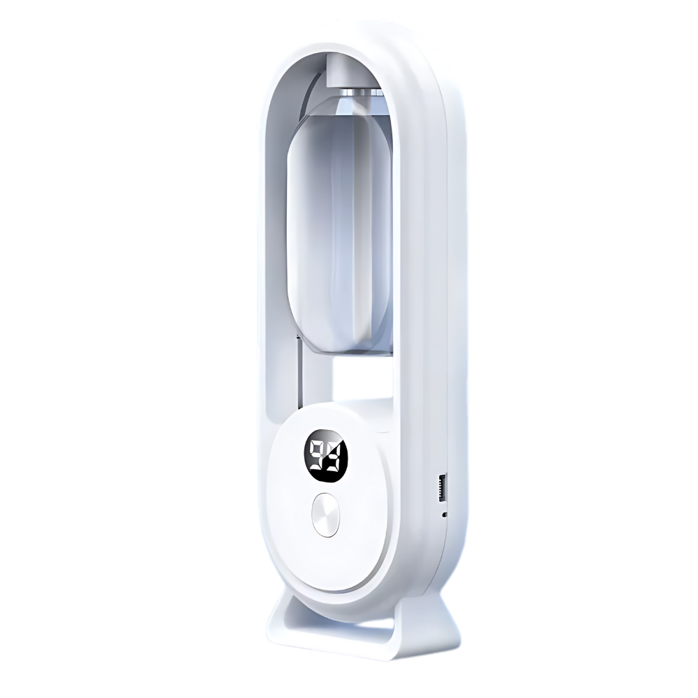 Difusor de aromas ultrassônico Viwoeim para ambientes, com design moderno e tampa de vidro transparente.