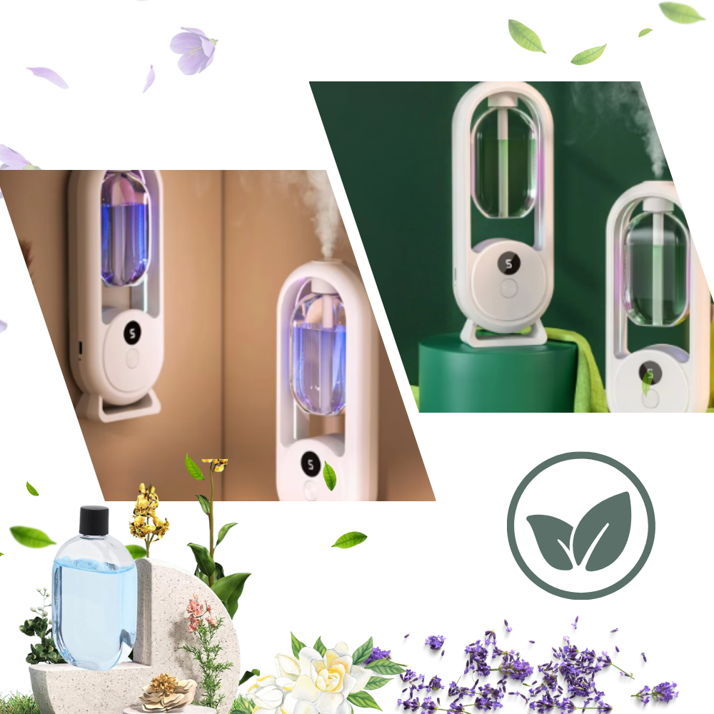 Difusor de aromas ultrassônico Viwoeim para ambientes internos, com design elegante e capaz de dispersar fragrâncias naturais.