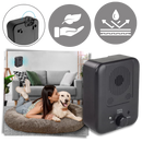 Aparelho ultrassônico anti latido para cães, acessório resistente, com design compacto para controle do comportamento canino.
