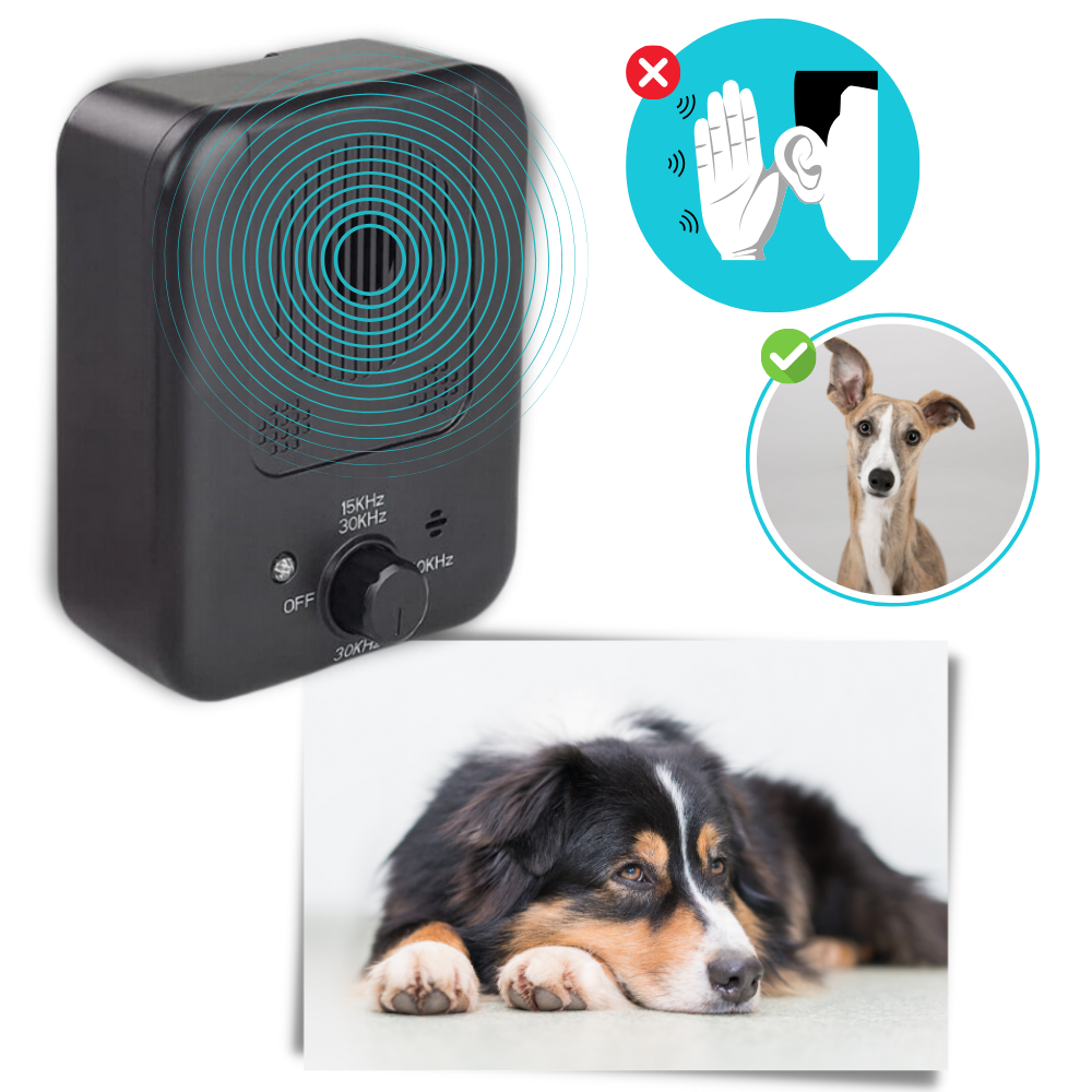Dispositivo ultrassônico anti-latido para cães, tecnologia de controle de barulho, acessório para cães da marca Generic.