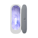 Máquina de limpeza ultrassônica para joias Hesroicy, aparelho branco para remover sujeira e resíduos de peças de ouro e prata.