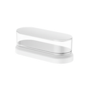 Máquina de limpeza de joias a ultrassom Hesroicy, equipamento branco com vidro, ideal para limpeza de bijuterias e joias preciosas.