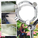 Buse de arrosagem de jardim Unique-Bargains com três cabeças para irrigação eficiente, ajustável para diferentes áreas.