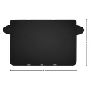 Housse magnética para para-brisa de veículo, proteção e decoração, marca Unique Bargains, ajustável e fácil de usar