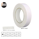 Fita dupla face altamente adesiva para tecidos, ideal para artesanato da marca Unique-Bargains, com 3 cm de largura.