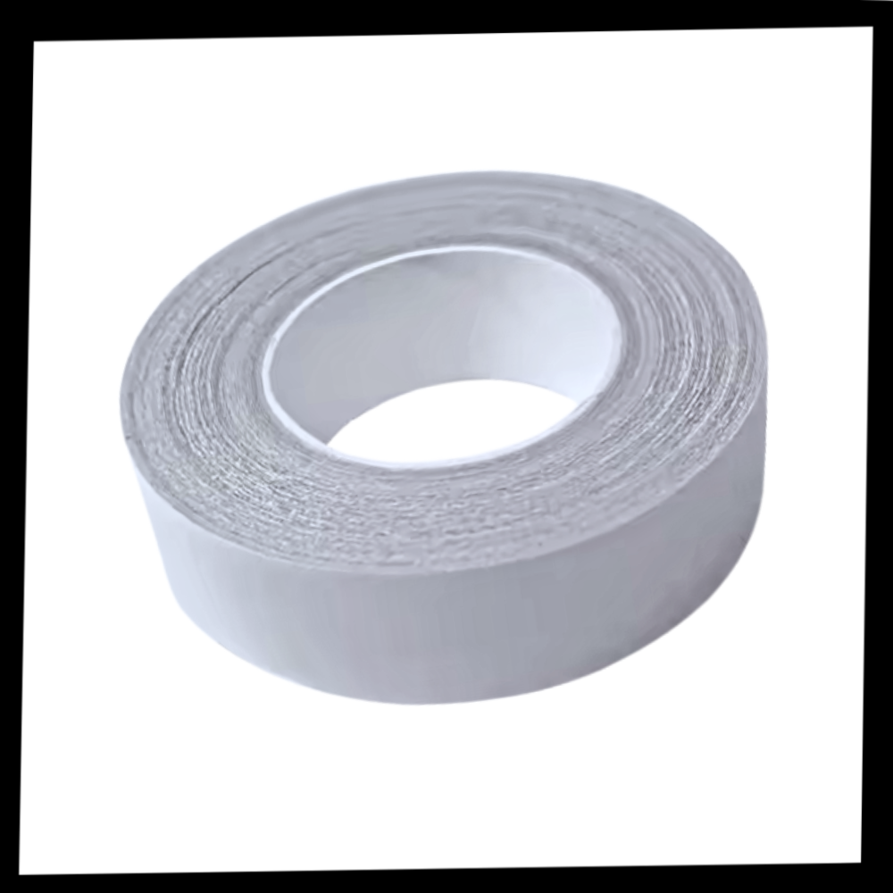 Fita dupla face adesiva para tecidos, de 3 cm de largura, ideal para artesanato e projetos de artes criativas.