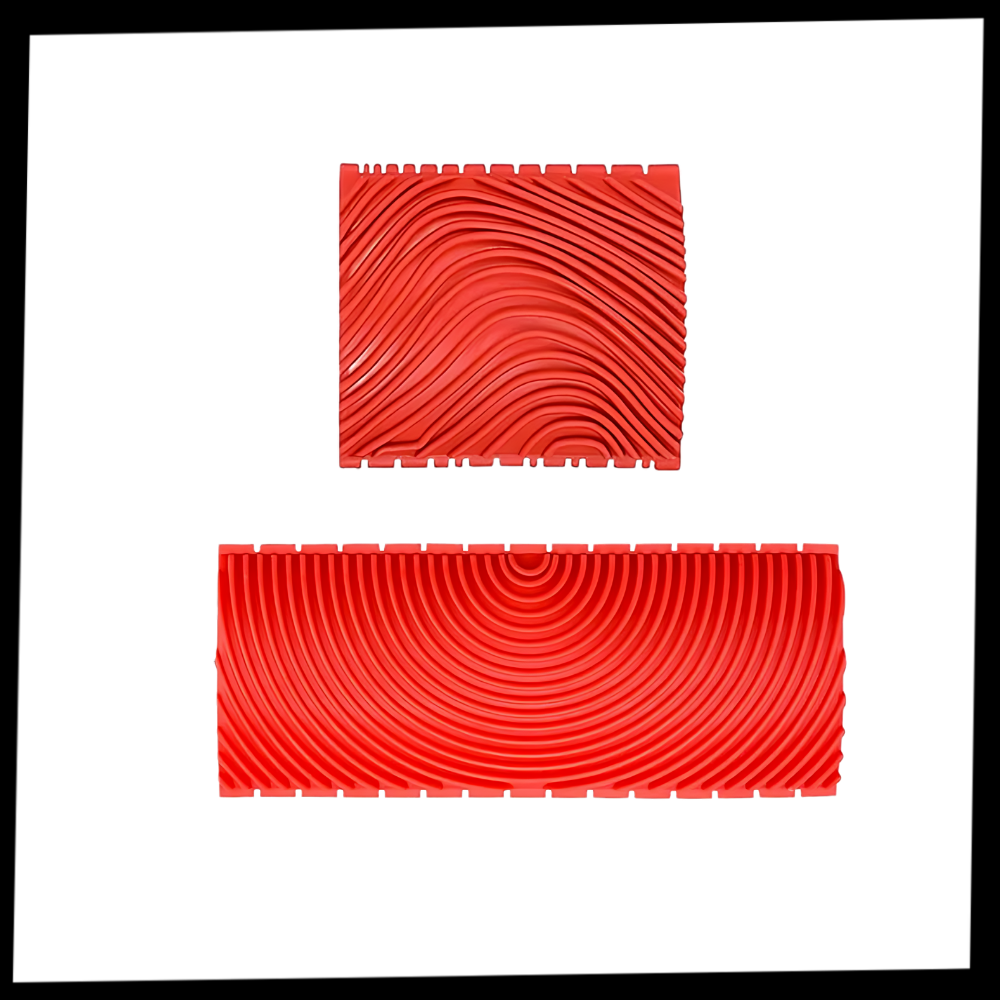 Ferramenta de pintura Unique-Bargains para efeito de grão de madeira, ferramenta de pintura para criar acabamento em madeira.