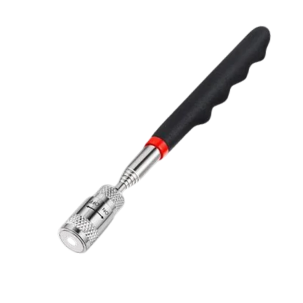Ferramenta de coleta magnética retrátil com LED da Unique Bargains, ideal para pegar objetos pequenos com iluminação.