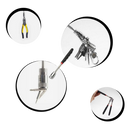 Ferramenta de coleta magnética retrátil com LED da Unique Bargains, ideal para pegar objetos com facilidade e visibilidade.