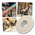 Disco de polimento eficaz para para percussoras, marca Unique-Bargains, utilizado para polir e lustre em diferentes superfícies.