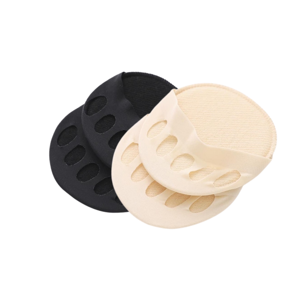 Coussinets pour pieds absorbants en beige et noir, pour soin des pieds, marque Unique-Bargains, confort et réduction d’impact
