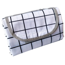 Cobertor de piquenique branco da Unique-Bargains, para atividades ao ar livre, fácil de dobrar e transportar.