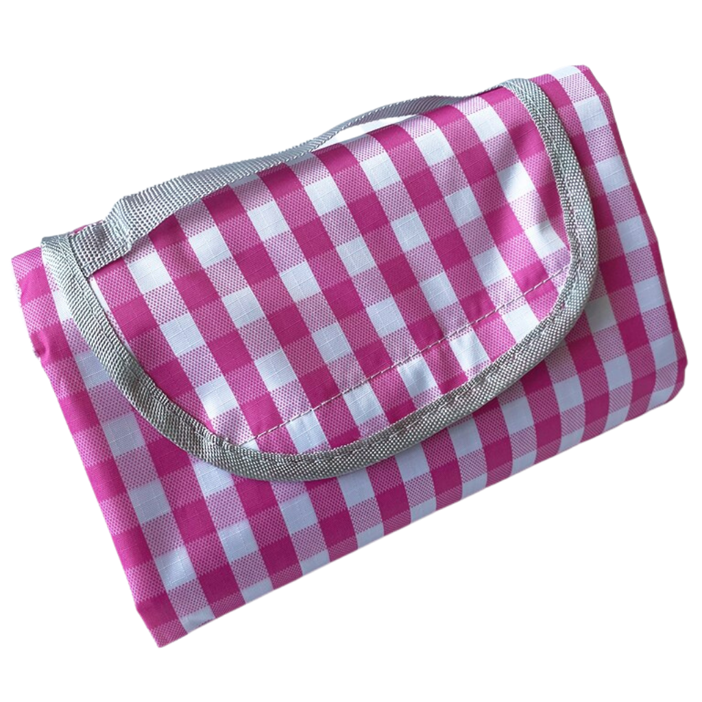 Cobertor de piquenique branco da Unique-Bargains, leve e dobrável, ideal para atividades ao ar livre e lazer em ambientes externos.