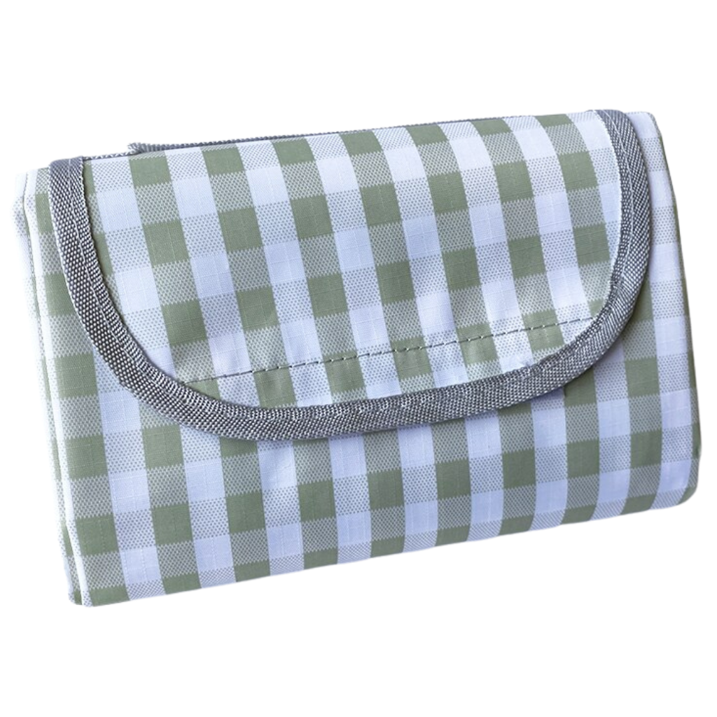 Cobertor de piquenique branco da Unique-Bargains para atividades ao ar livre, leve, dobrável e confortável.