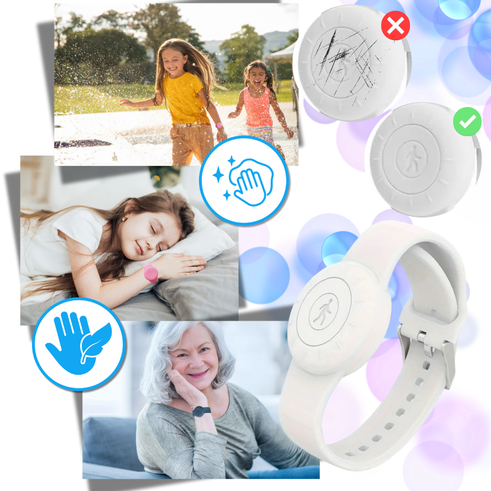 Pulseira de silicone violeta clara da Universal para AirTag, acessório de pulseira prática e moderna.