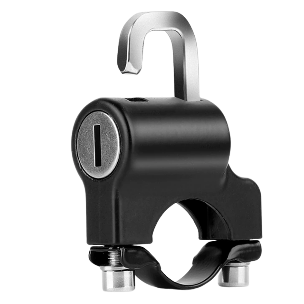 Cadeado antivól for casque de moto Universal, dispositivo de segurança para proteção do capacete de motocicleta.