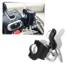 Cadeado antivol universal para capacete de moto, segurança de veículos, trava resistente para proteção de capacetes.