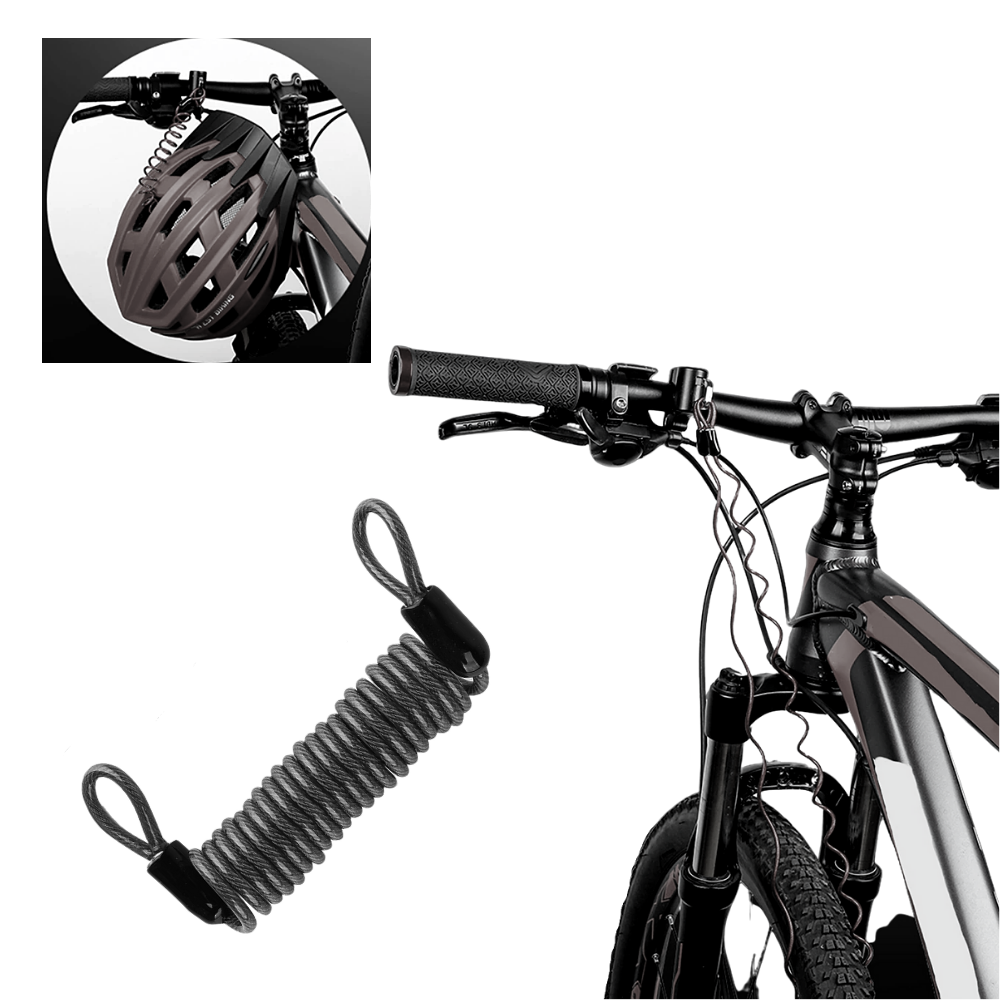 Cadeado antivól for casque de moto Universal, segurança para veículos, com chave, bloqueio resistente e durável.