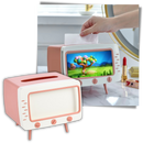 Distributeur de mouchoirs Universal blanc avec support pour téléphone, accessoire pratique pour cuisine moderne.