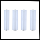 Conversor universal de pilhas AAA para AA da Unique-Bargains, mostrando o dispositivo e embalagem.