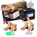 Interruptor universal de desconexão de bateria Willstar, alavanca de segurança para desligar facilmente a alimentação elétrica.