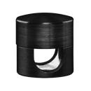 Organizador de cabos universal para escritório, suporte de cabos preto, mantém fios organizados e seguros na mesa de trabalho.