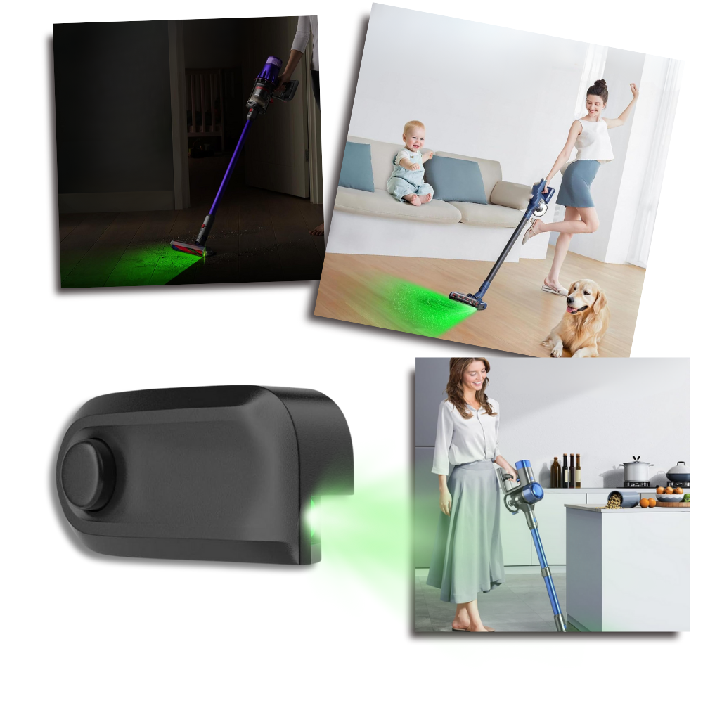 Luz de detecção de poeira QianLi, lanterna portátil leve para identificar partículas de poeira com luz universal.