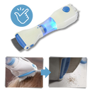 Pente elétrico universal da Acura Homes para tratar piolhos e carrapatos, com cerdas de fácil remoção e design ergonômico.
