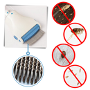 Pente elétrico universal para piolhos e carrapatos, marca Acura Homes, mostrando as lâminas de limpeza e design compacto