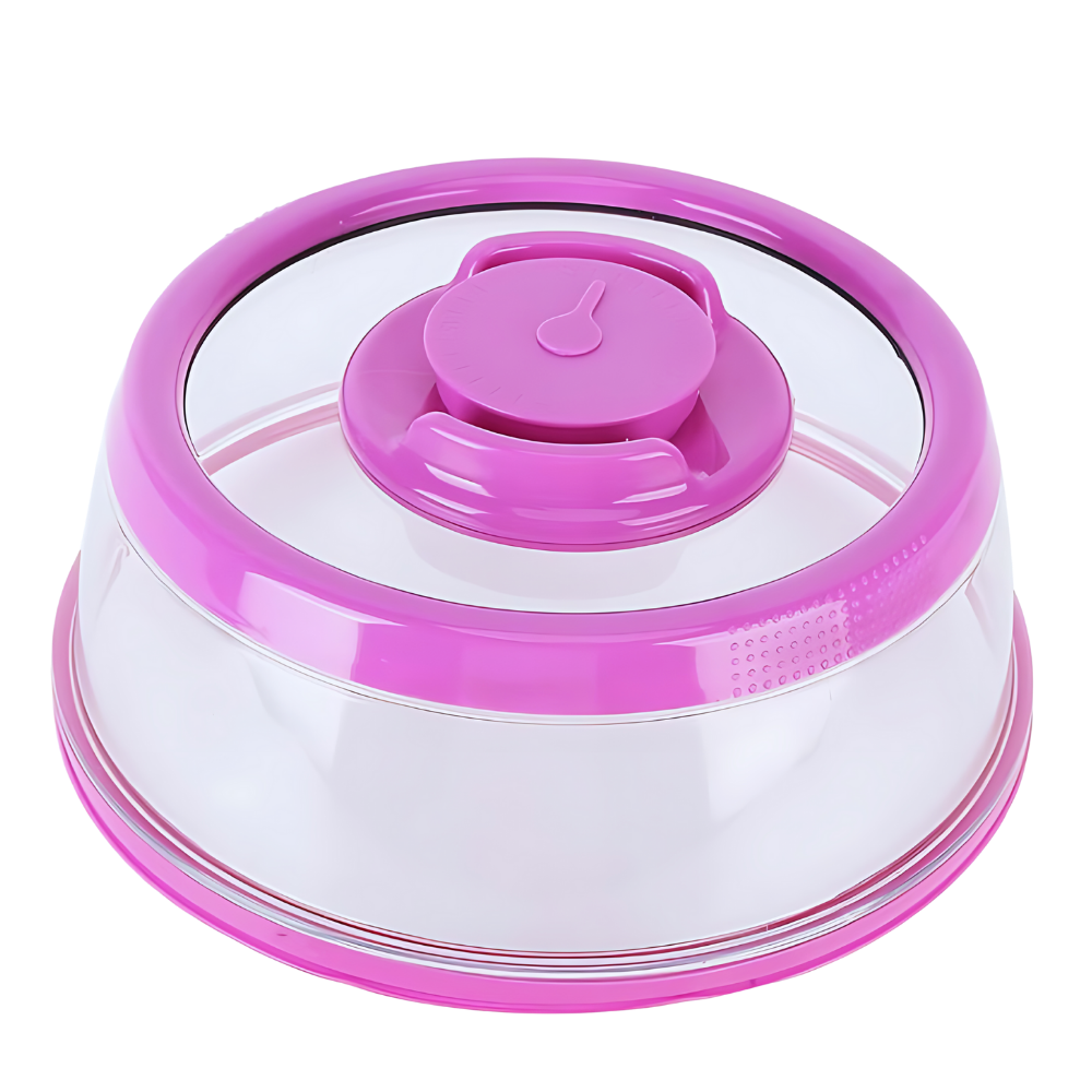 Seladora a vácuo Cybertech para alimentos, compatível com diversos tipos de alimentos, na cor rosa.