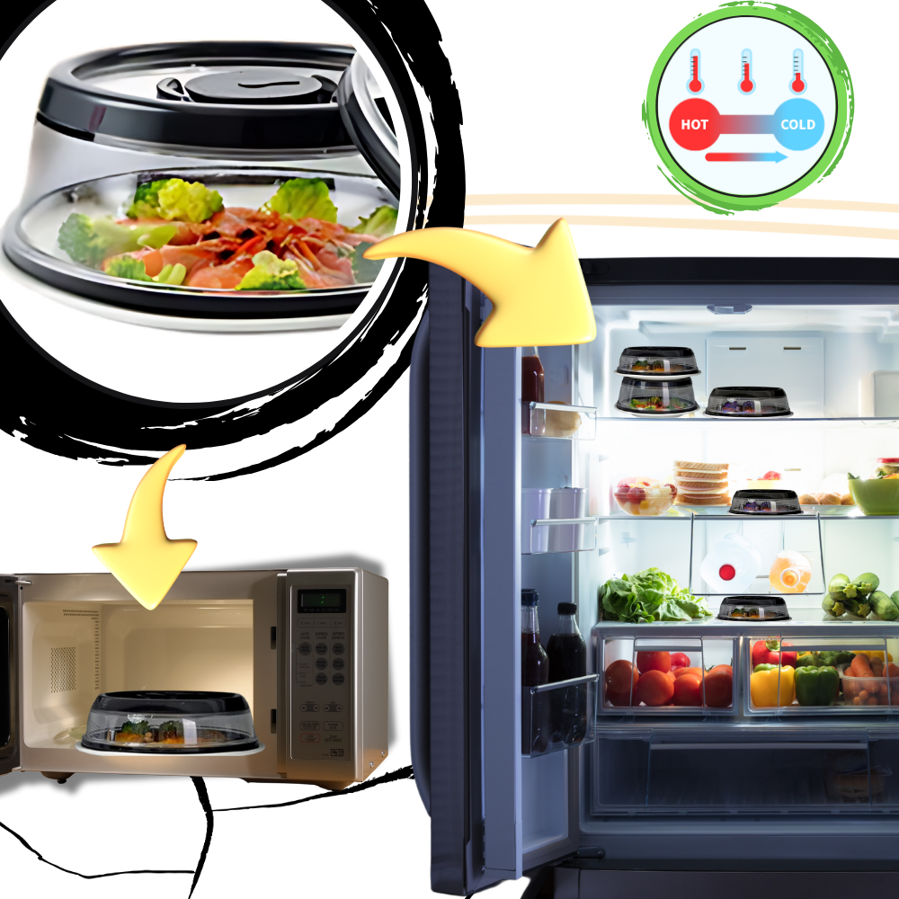 Seladora a vácuo Cybertech para armazenamento de alimentos, compatível com diversos tipos de alimentos, na imagem de encaixe universal.